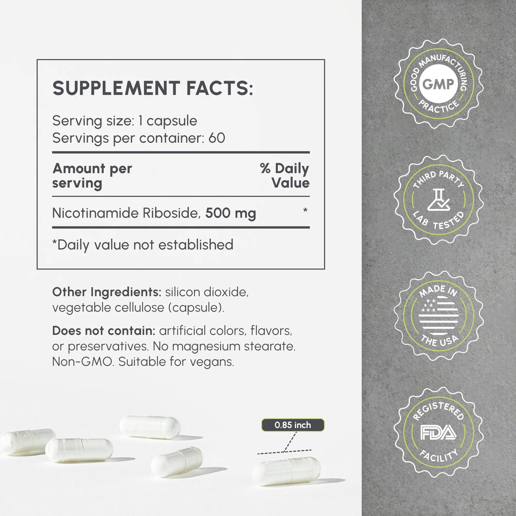Pure Capsules Nr Supplements