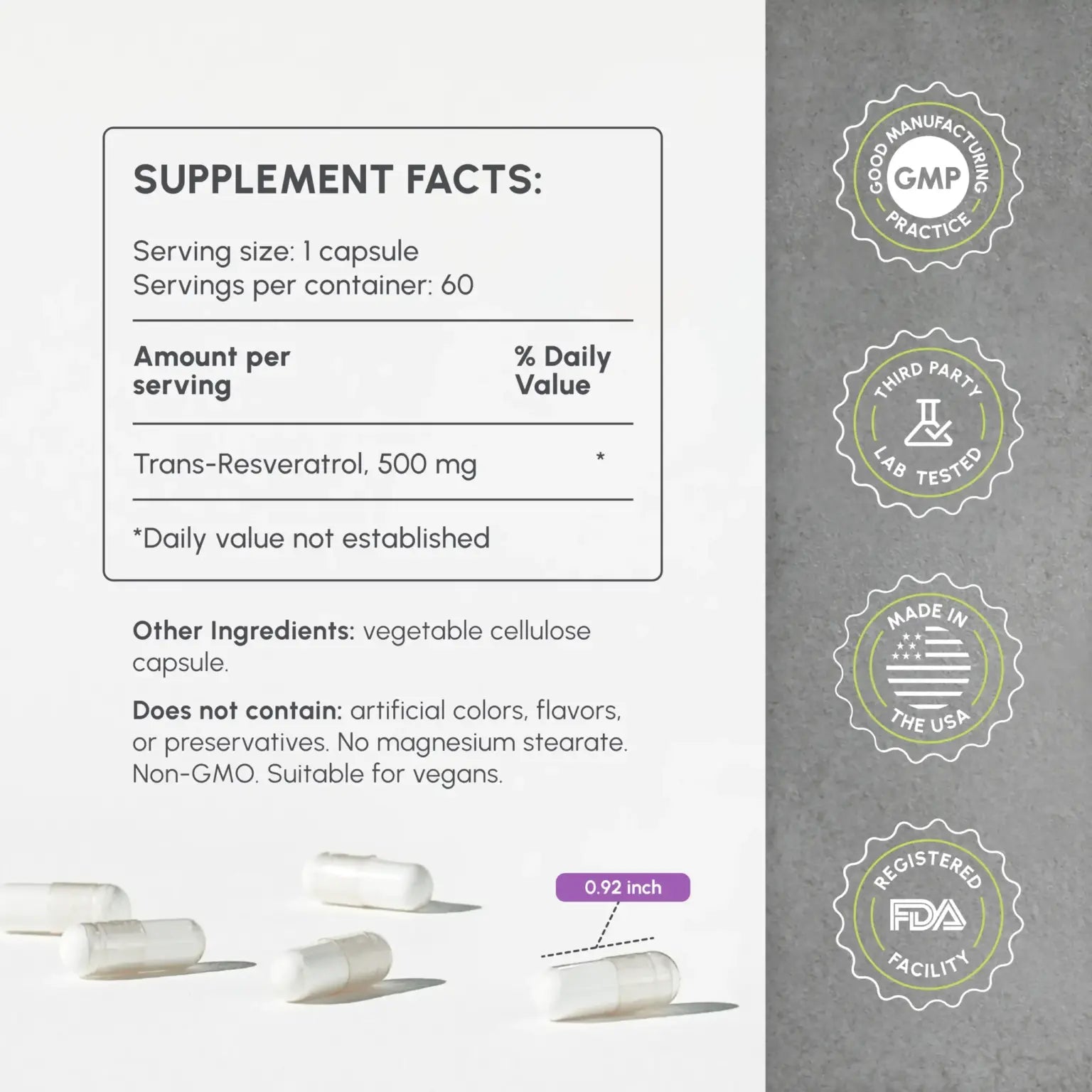Pure Resveratrol