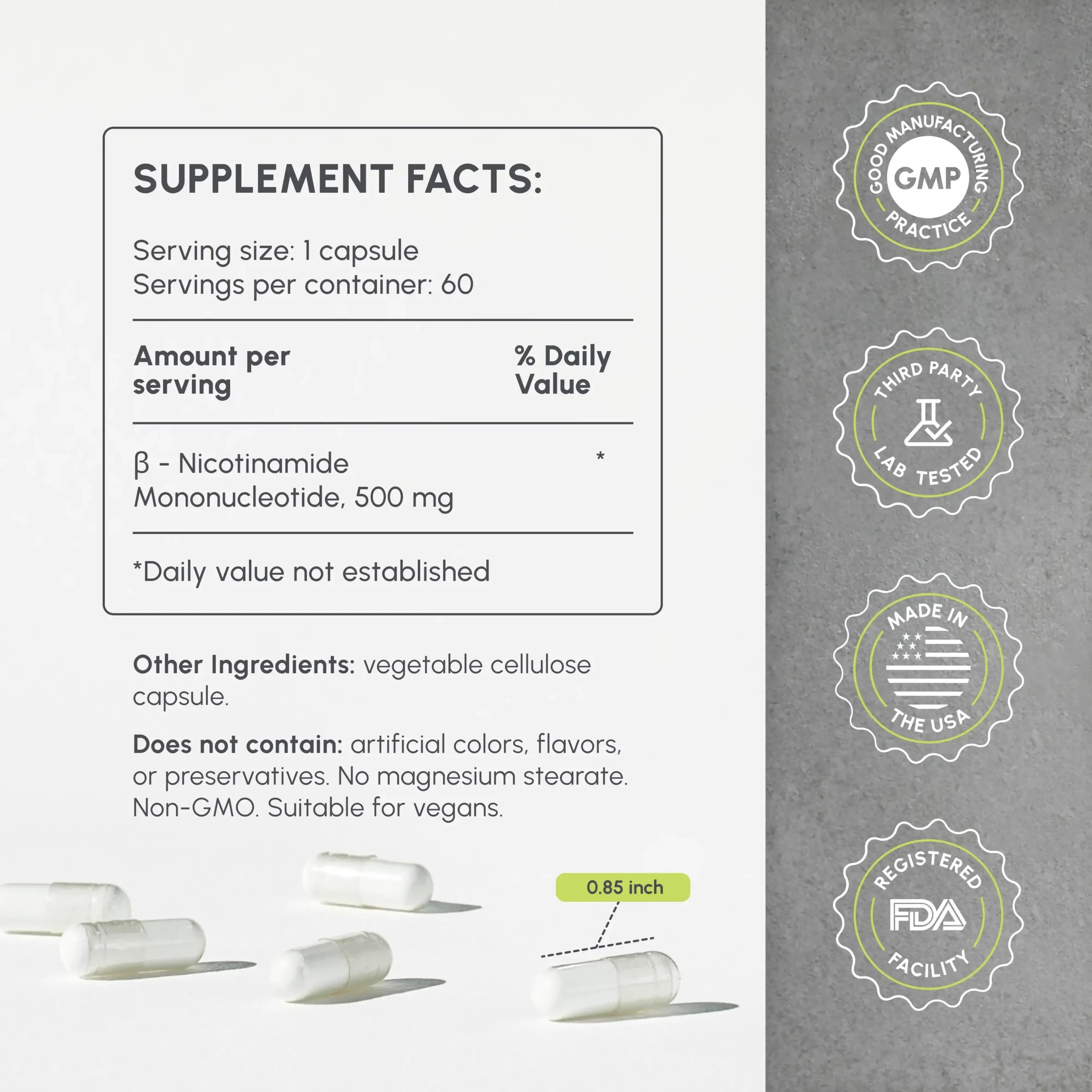 Pure NAD+ Capsules TEST1