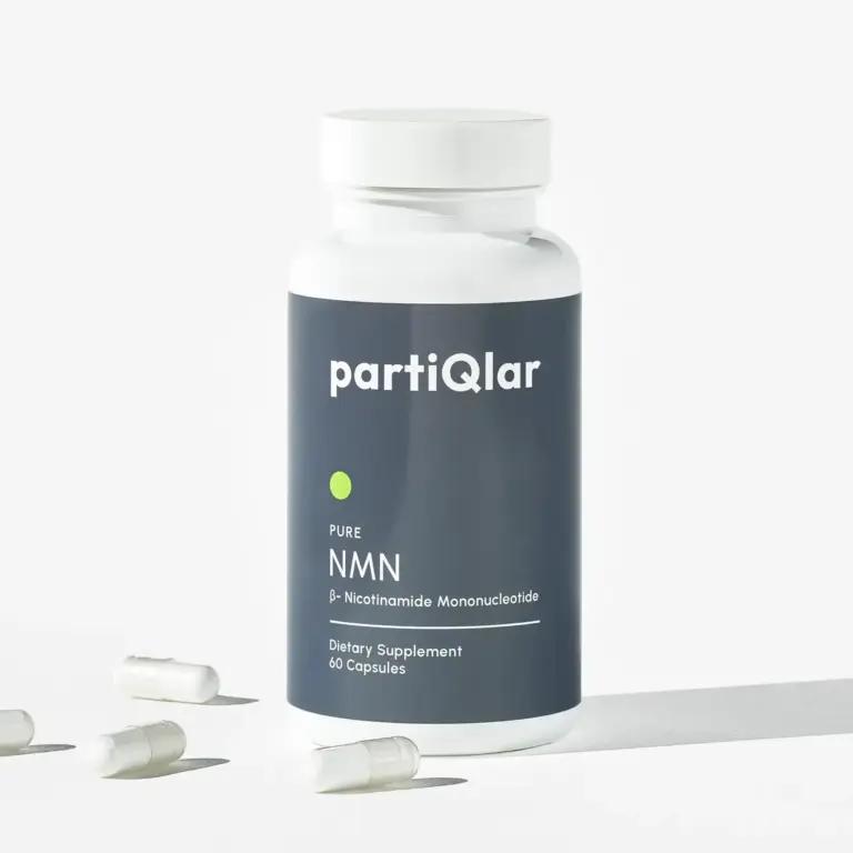 partiQlar NMN supplement bottle