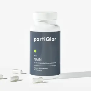 partiQlar NMN supplement bottle