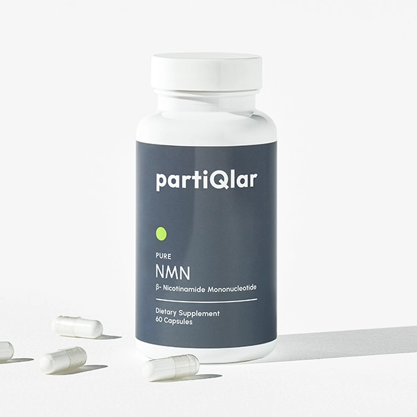 partiQlar NMN supplement bottle