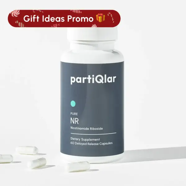 Pure NR partiQlar supplement bottle