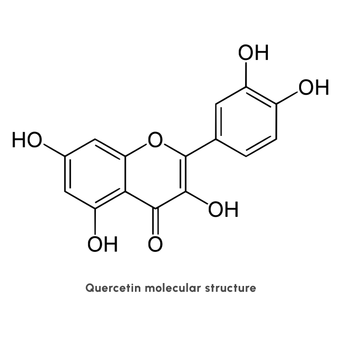 quercetin molecure structure