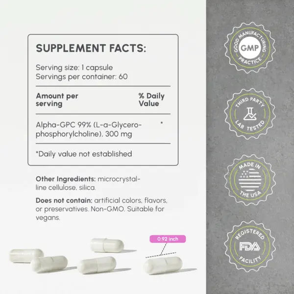 supplement facts partiQlar AlphaGPC