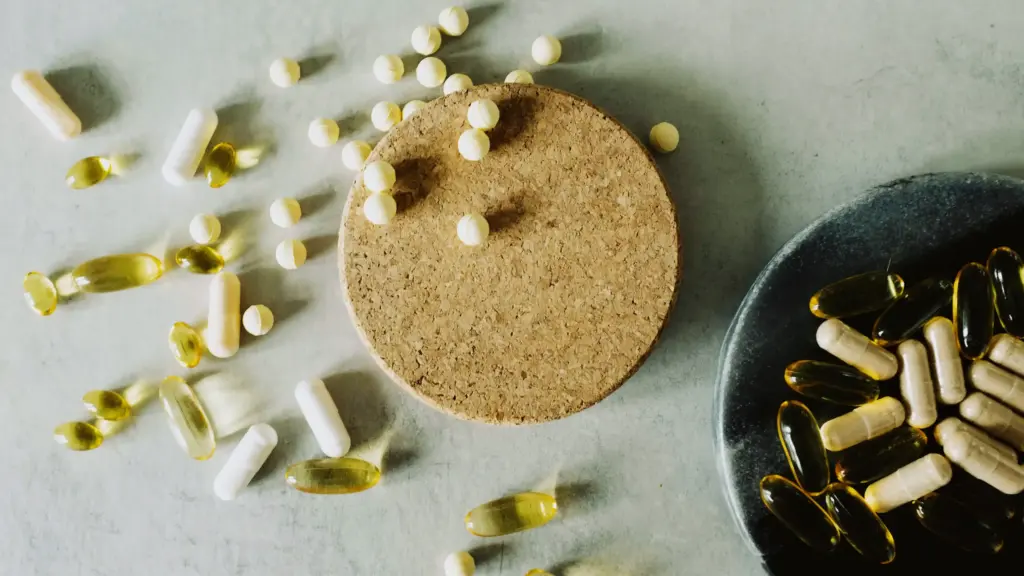 supplements laying on the table