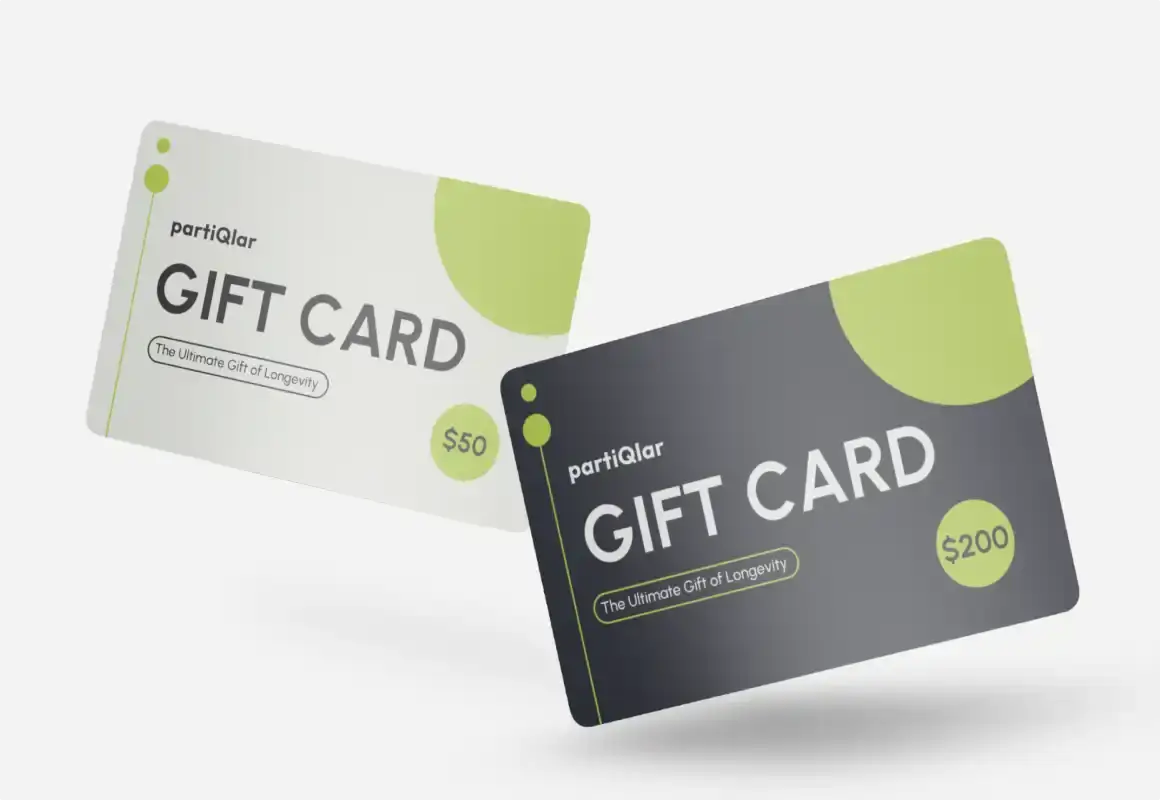 partiQlar falling gift cards